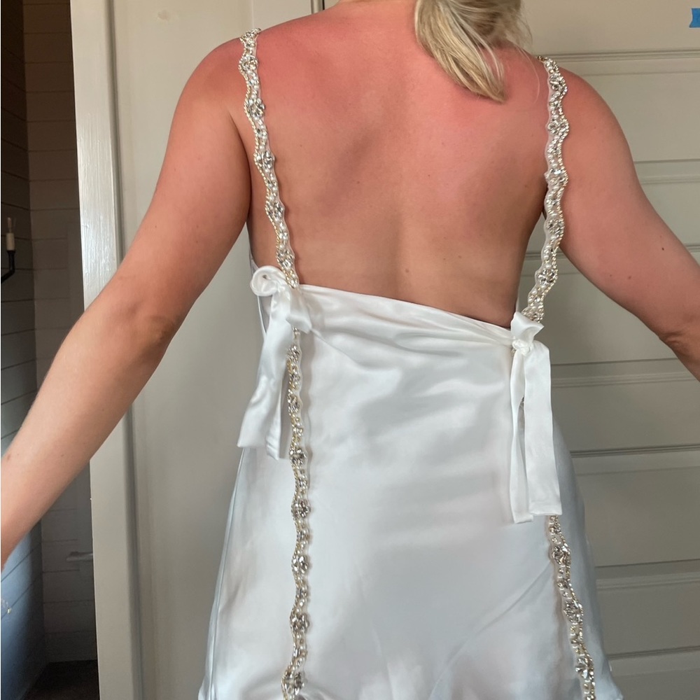 Sisters the label backless cowl neck dress